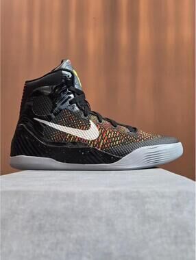 Nike Kobe IX 9 Elite Protro 'Masterpiece' Black Silver (HJ9446-001) Size 6.5Y 8W
